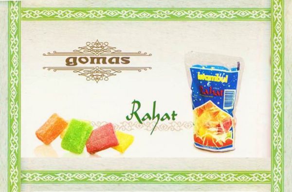 c) Goma  ( Rahat ) Colorida saq. 500g
